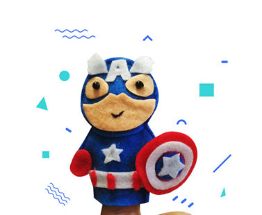 finger puppet superheroes