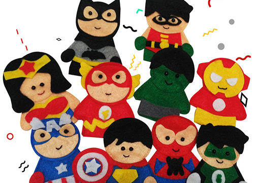 finger puppet superheroes
