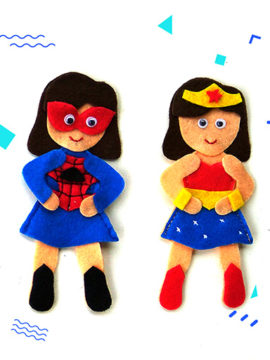 alat peraga women superheroes