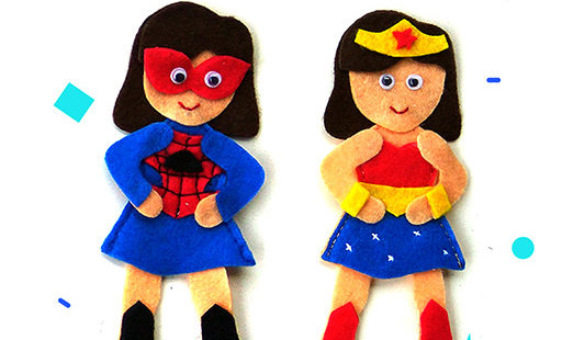 alat peraga women superheroes