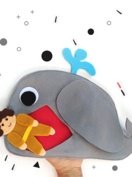 Jonah in the belly fish