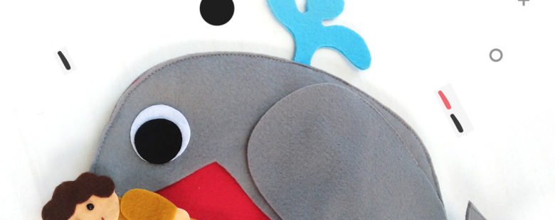 Jonah in the belly fish