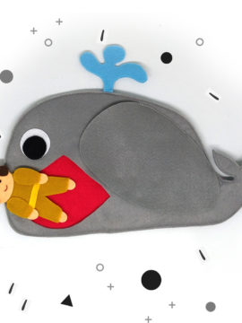 Jonah in the belly fish