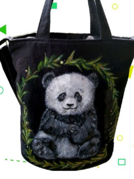 sling bag hand painted