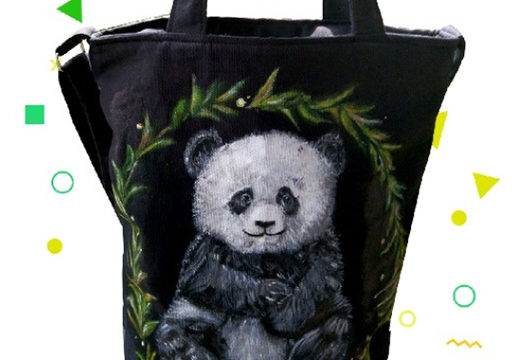 sling bag hand painted